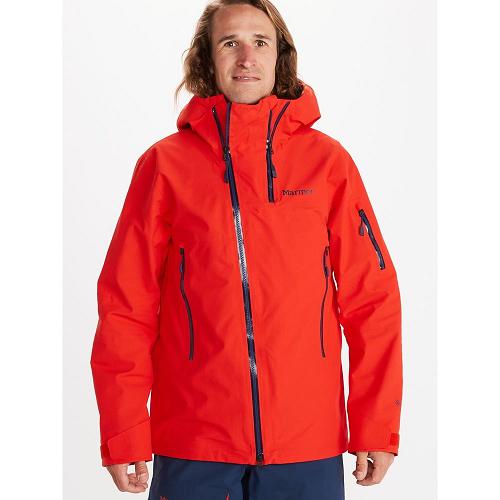 Marmot Ski Jacket Red NZ - Freerider Jackets Mens NZ6925043
